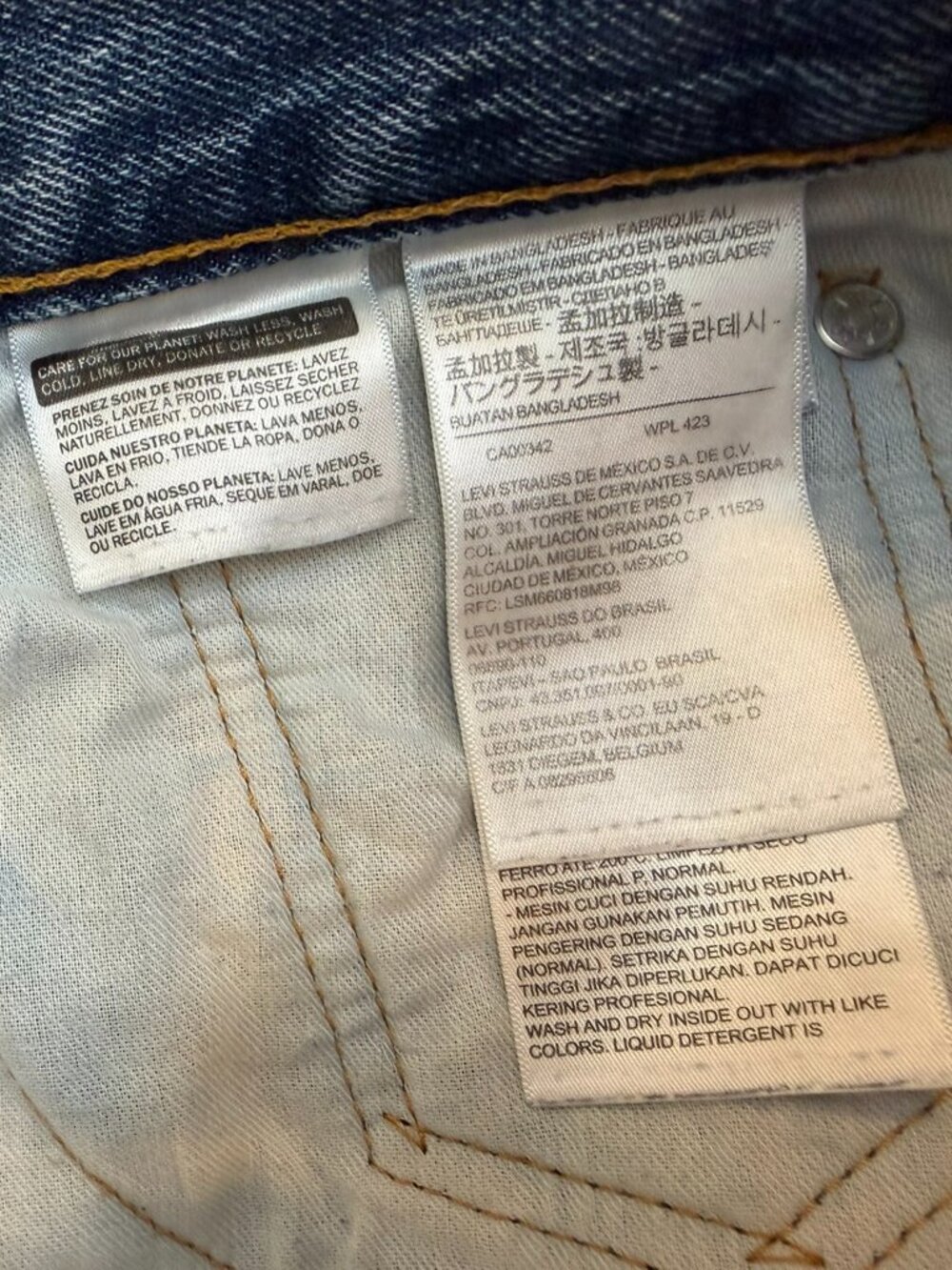 Levi’s 550 Relaxed Fit Jeans W33 L32 • Men’s Denim • Broken‑In • Pocket Patch - Picture 16 of 16